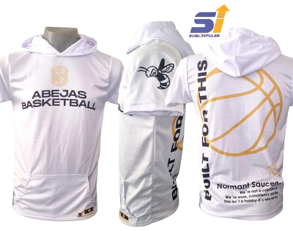 Uniforme sublimado de Abejas Basketball, básquetbol