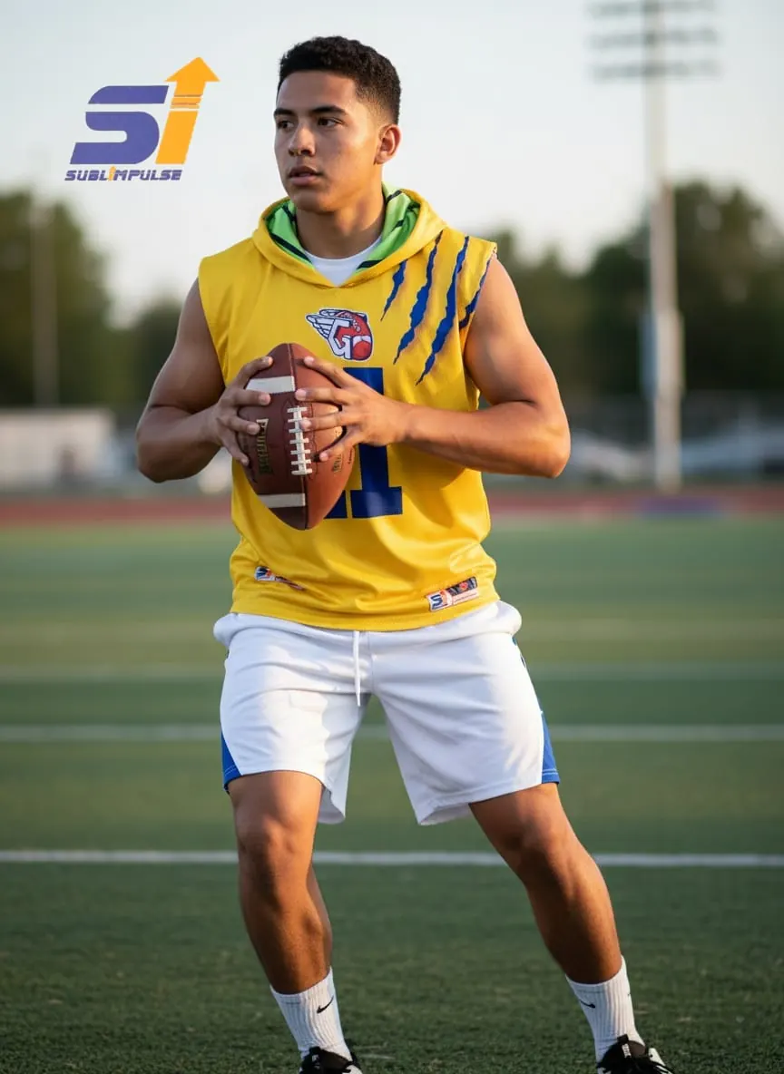 Uniforme sublimado de Flag football, flag football