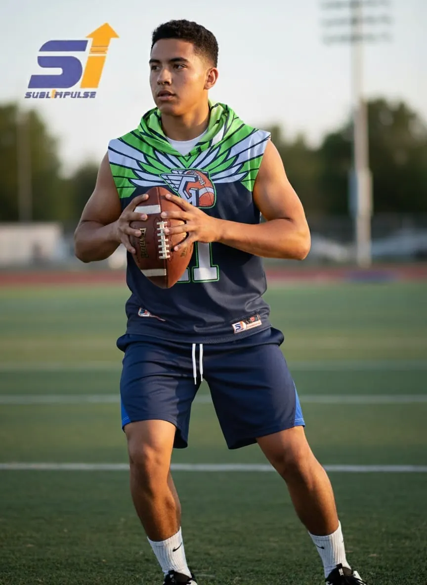 Uniforme sublimado de Flag football, flag football