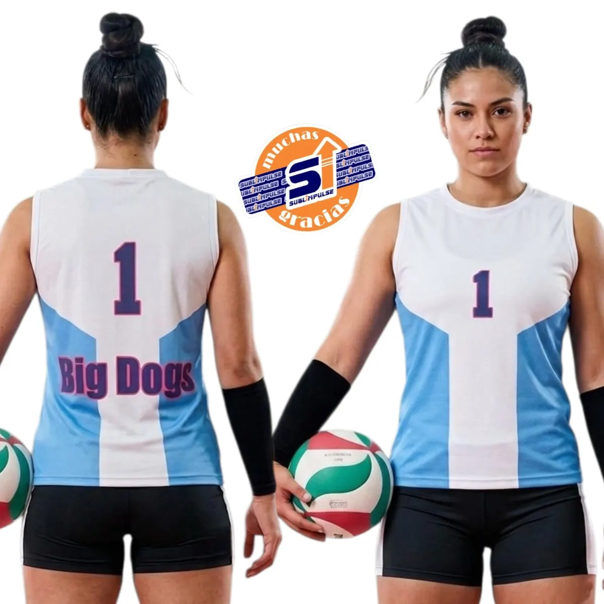 Uniforme sublimado de Big Dogs, voleibol