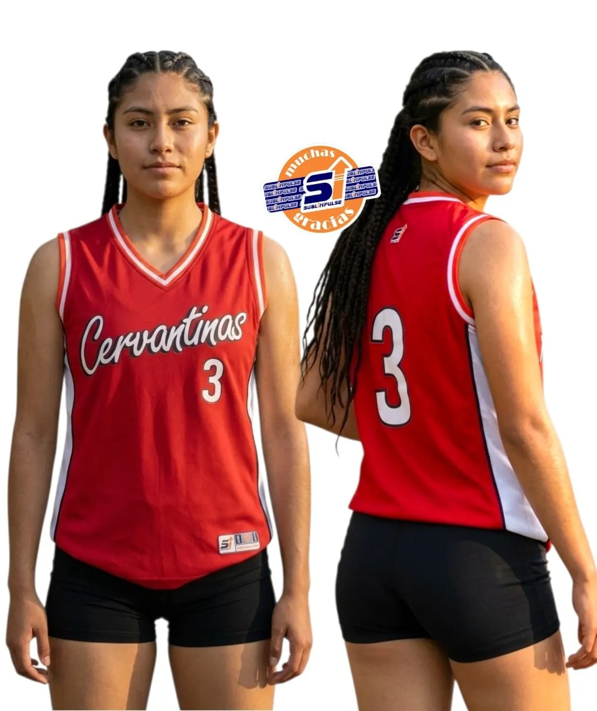 Uniforme sublimado de Cervantinas, básquetbol