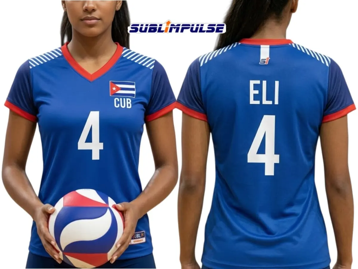 Uniforme sublimado de Cuba, voleibol