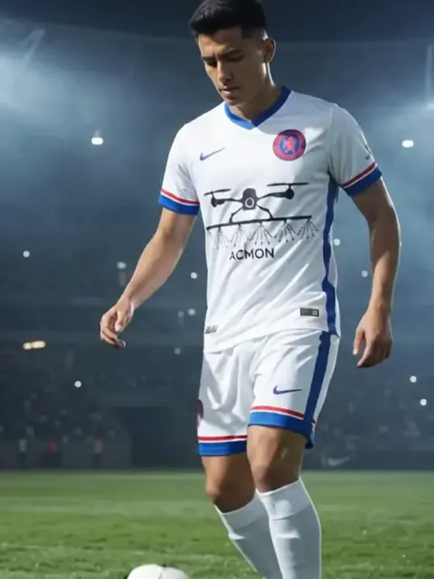 Jugador con uniforme de fútbol sublimado de ACMON