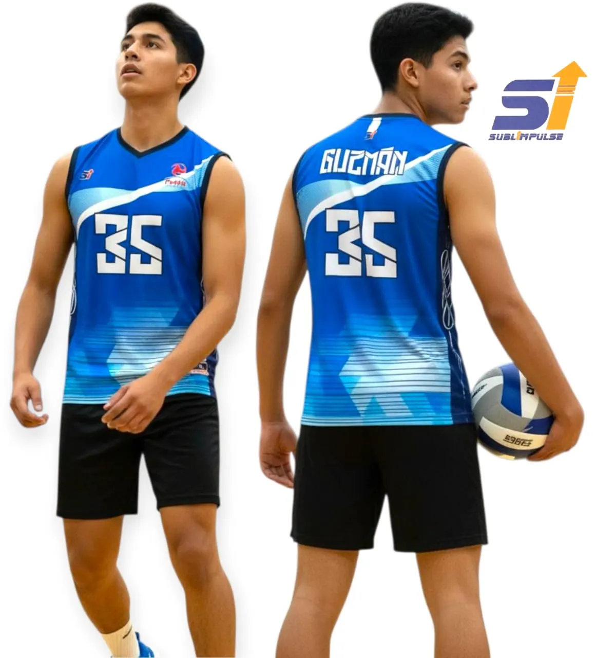 Uniforme sublimado de Club de voleibol, voleibol