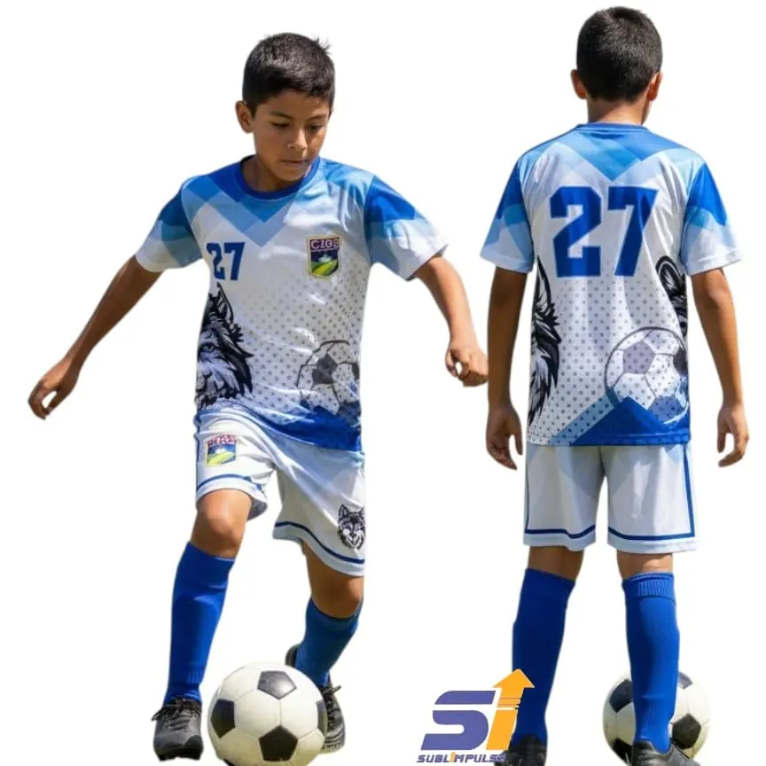 Uniforme sublimado de Fútbol infantil, fútbol