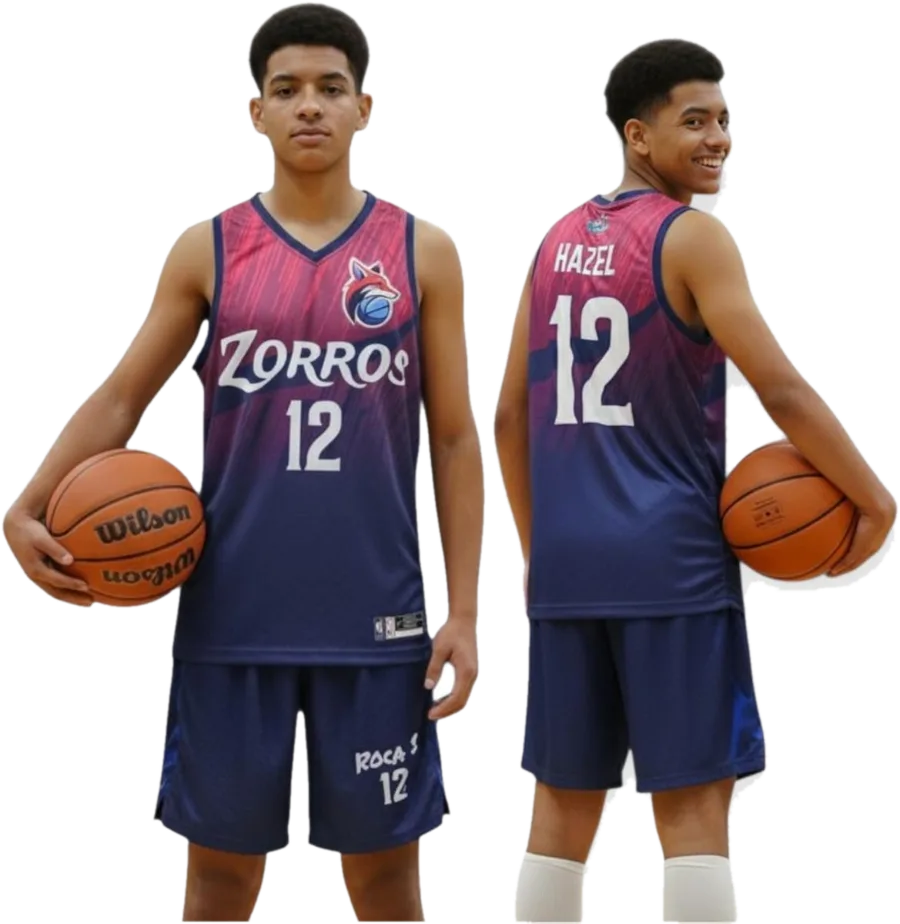 Jugadores con uniforme completo sublimado de Sublimpulse