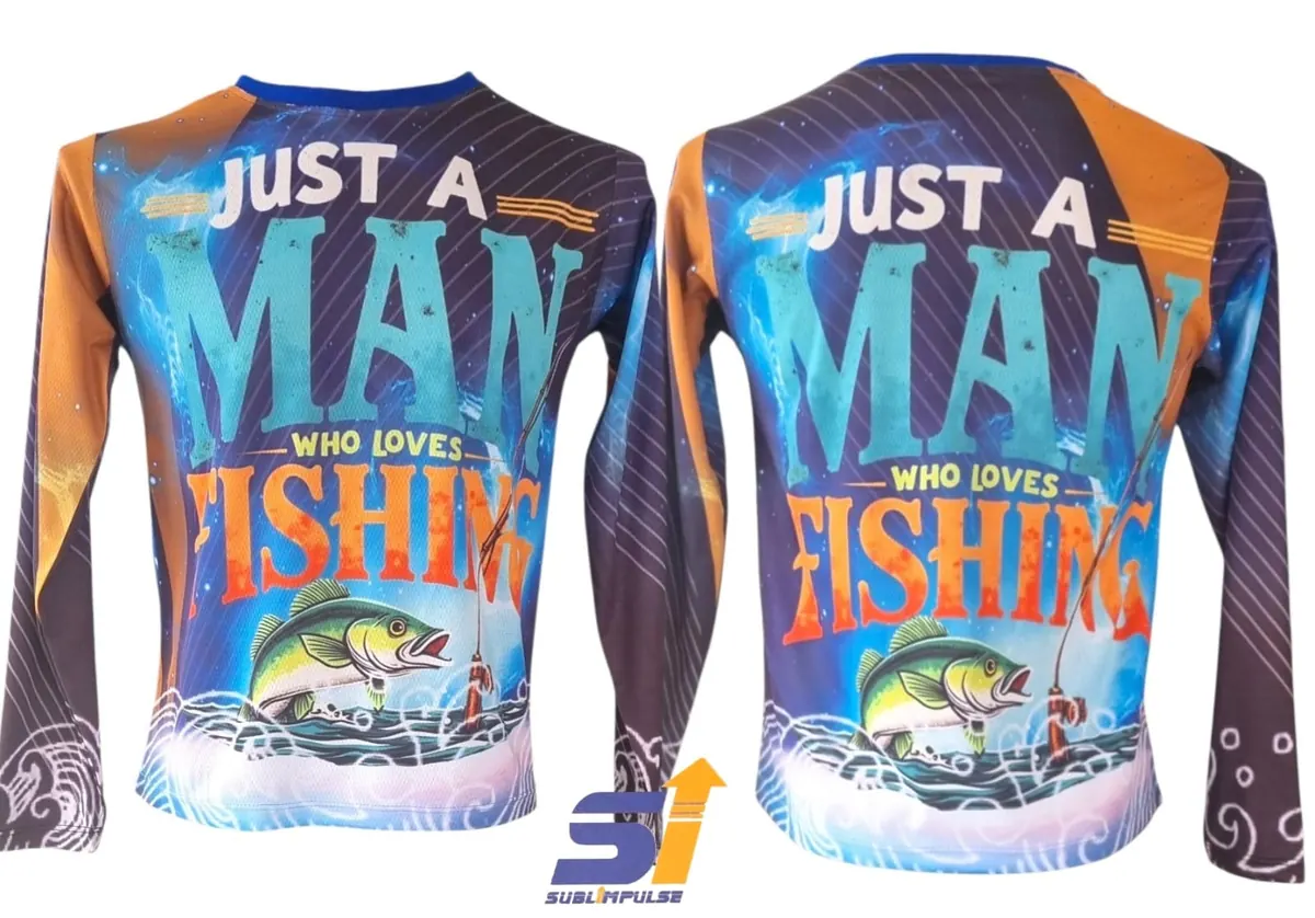 Playera de pesca manga larga
