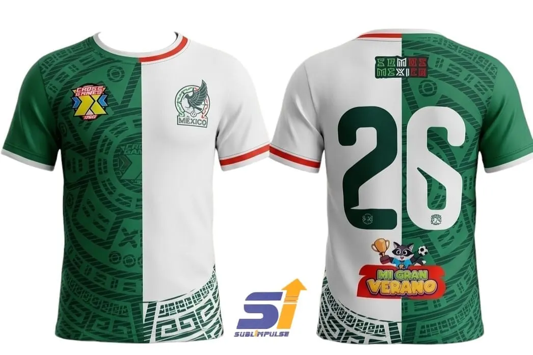 Uniforme sublimado de México 26, fútbol